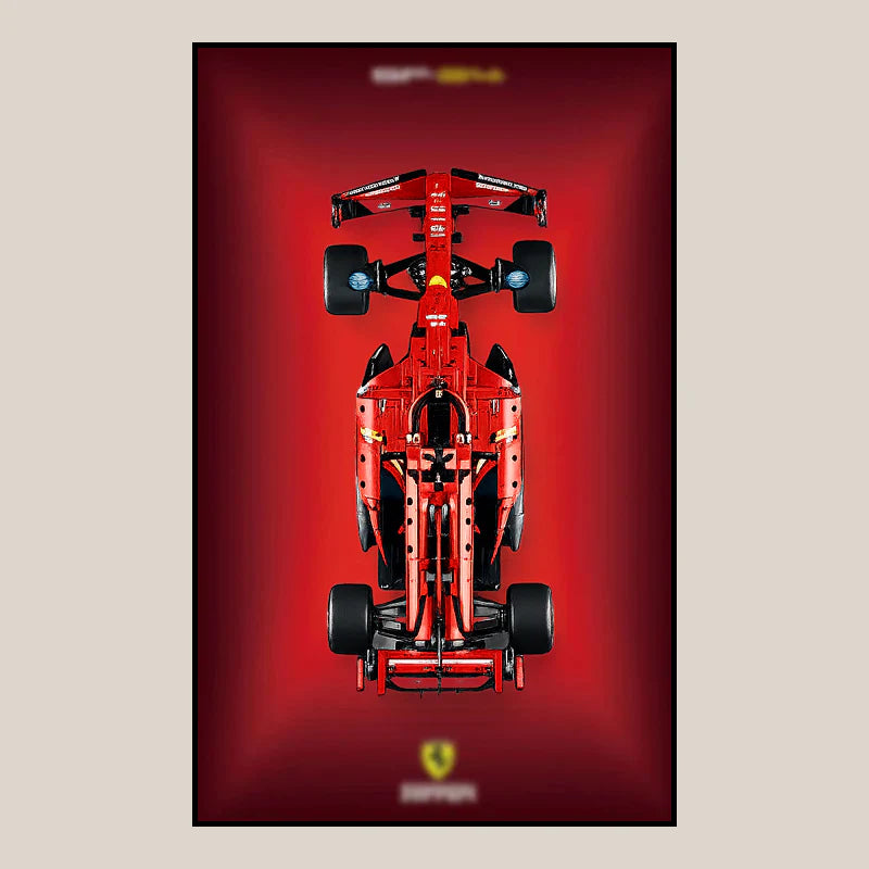 Car Display Frame Wall Mount For LEGO TECHNIC F1 Ferrari SF24